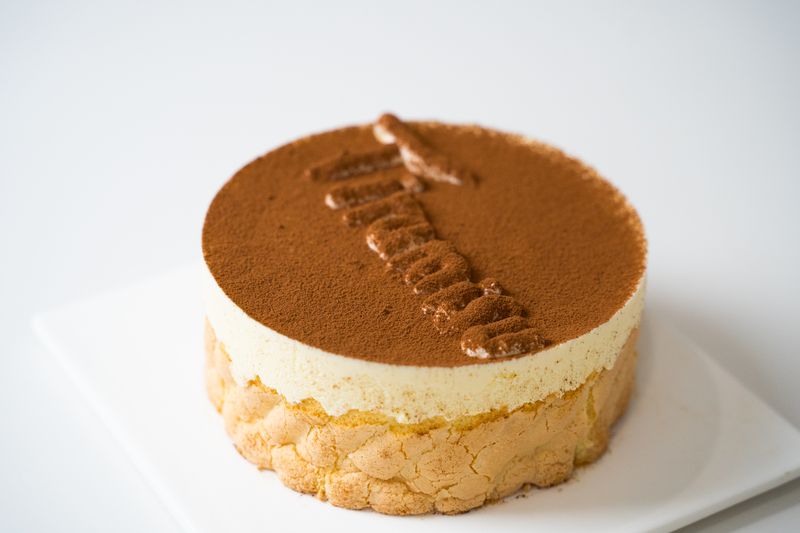 Classic tiramisu with espresso-soaked ladyfingers and mascarpone