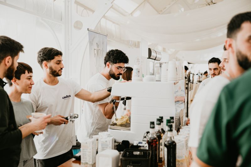 Coffee catering station